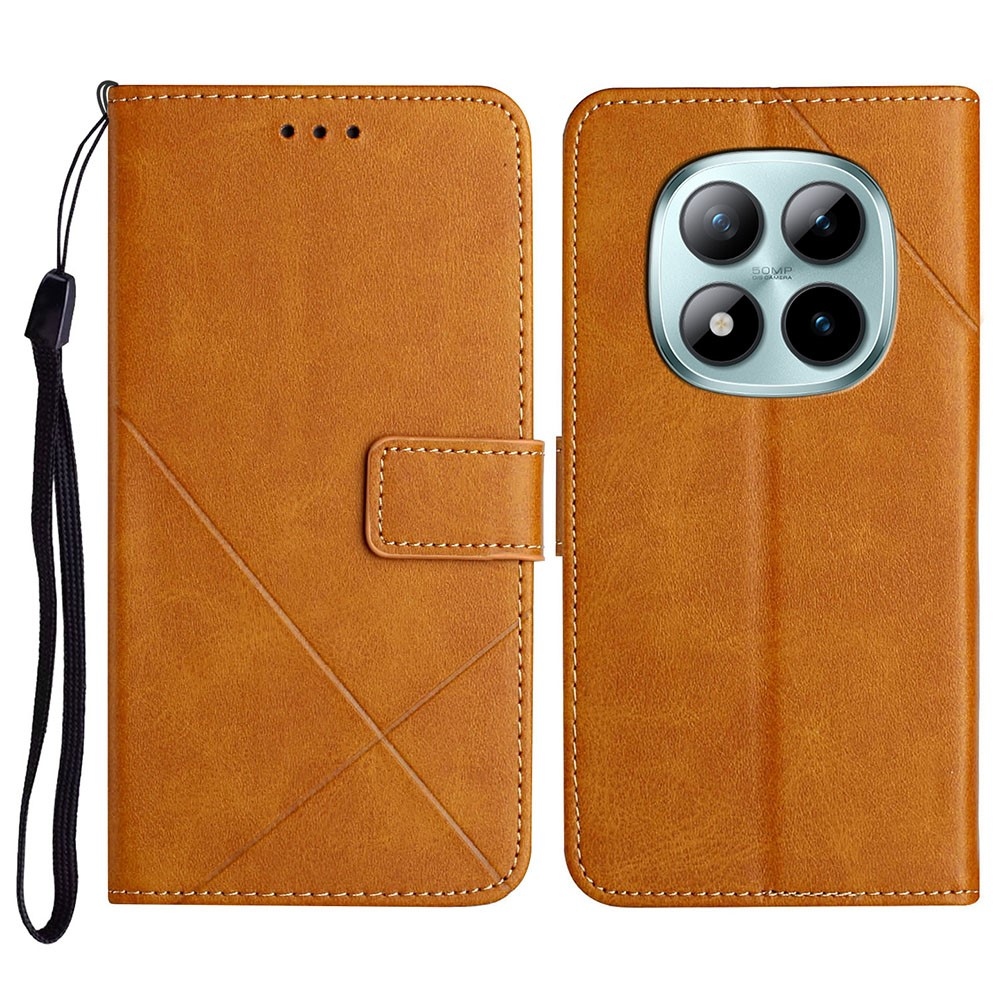 Line knížkové pouzdro na Xiaomi Redmi Note 15 Pro 4G - žluté