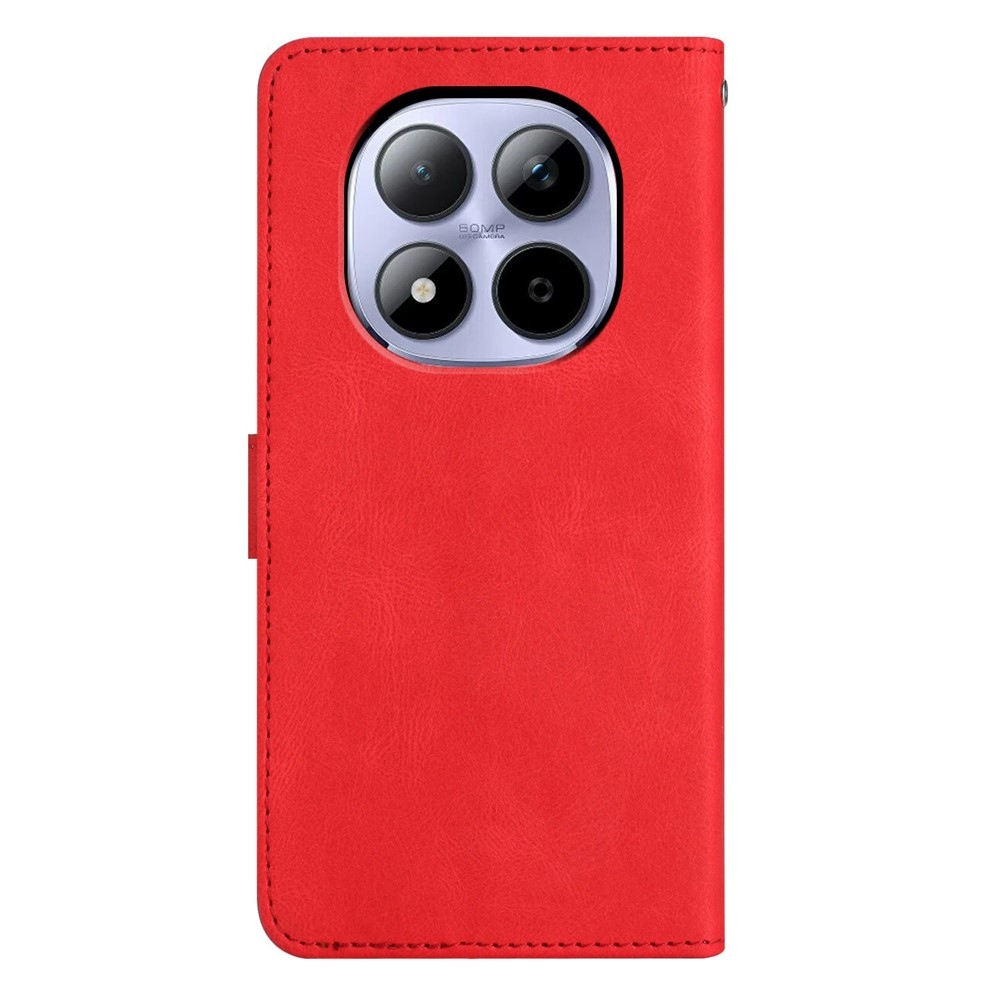 Line knížkové pouzdro na Xiaomi Redmi Note 15 Pro 5G - červené