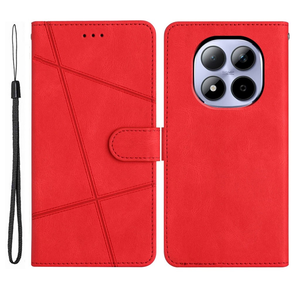 Line knížkové pouzdro na Xiaomi Redmi Note 15 Pro 5G - červené