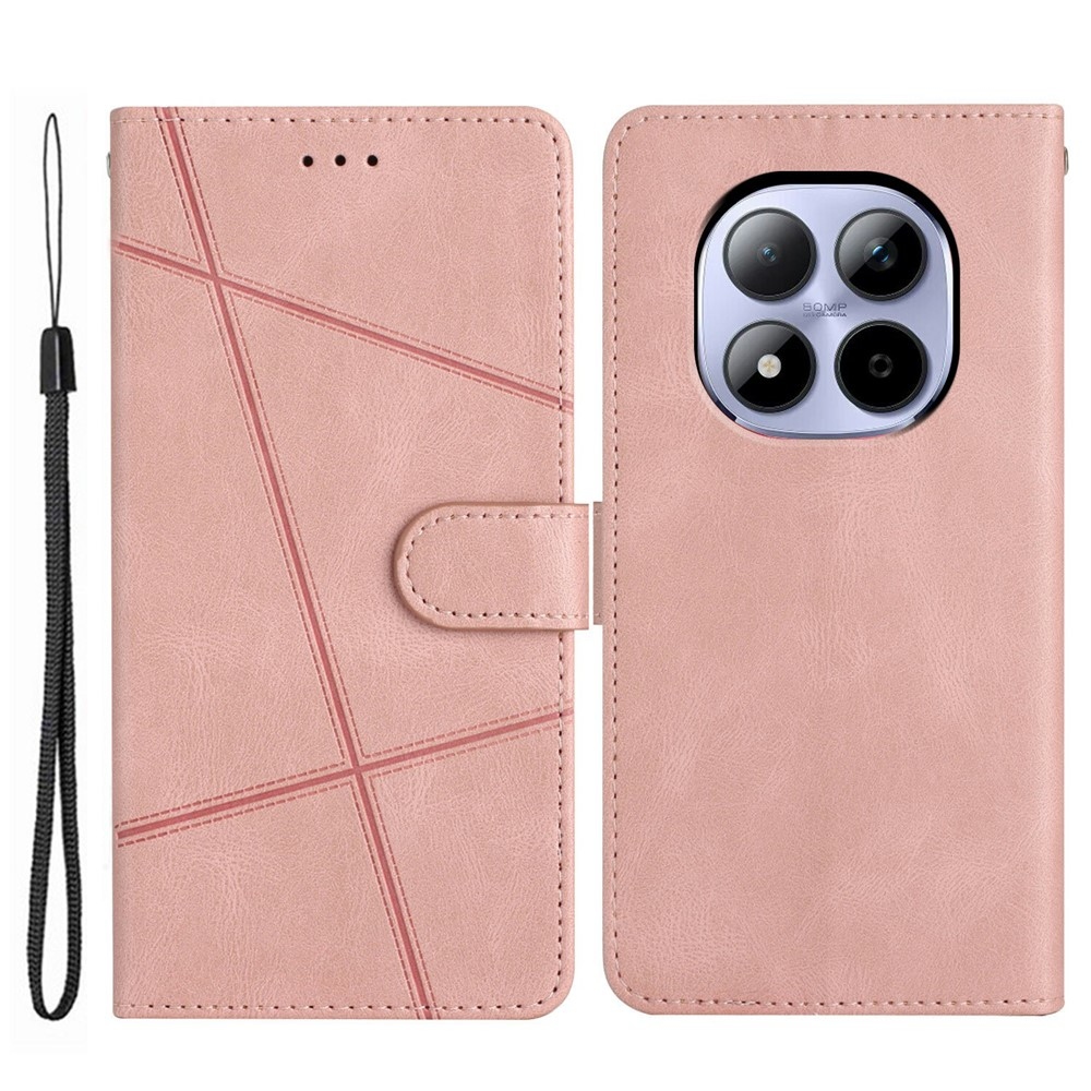 Line knížkové pouzdro na Xiaomi Redmi Note 15 Pro 5G - růžovozlaté