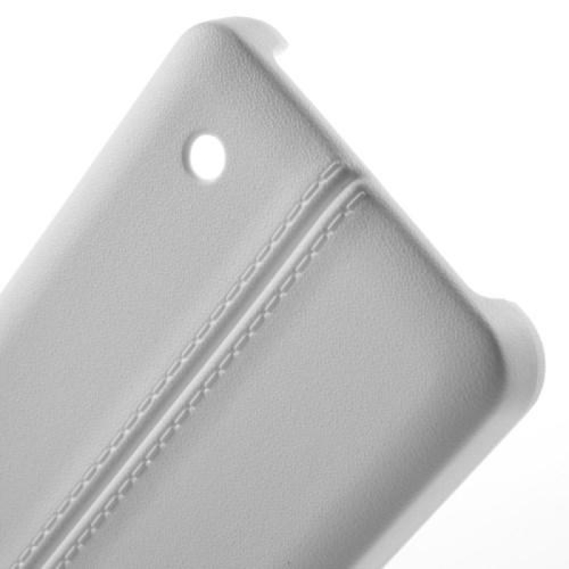 Lines gelový kryt se švy na Microsoft Lumia 550 - bílý