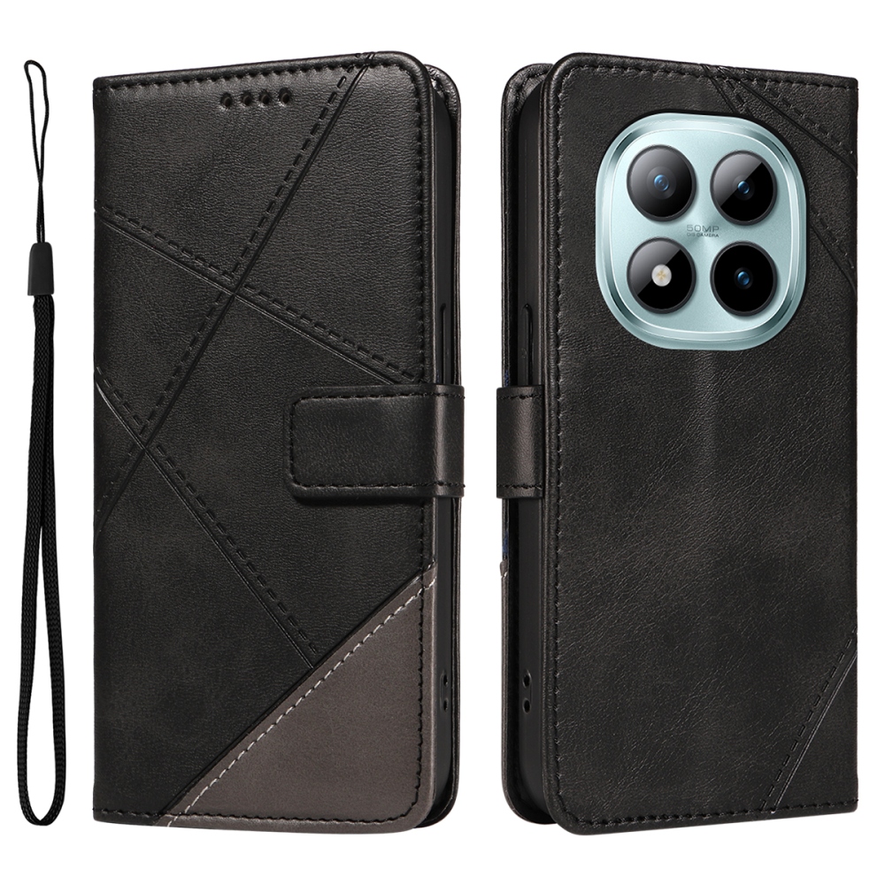 Lines knížkové pouzdro na Xiaomi Redmi Note 15 Pro+ 5G - černé