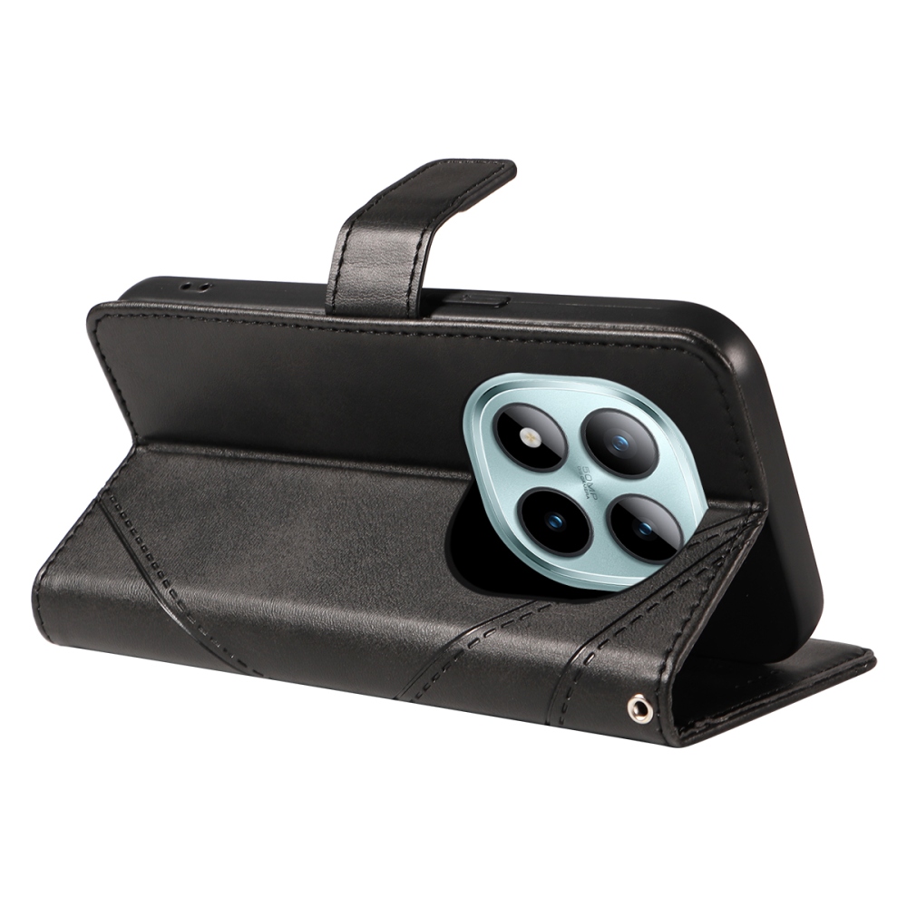 Lines knížkové pouzdro na Xiaomi Redmi Note 15 Pro+ 5G - černé