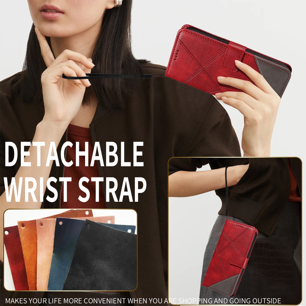 Lines knížkové pouzdro na Xiaomi Redmi Note 15 Pro+ 5G - červené