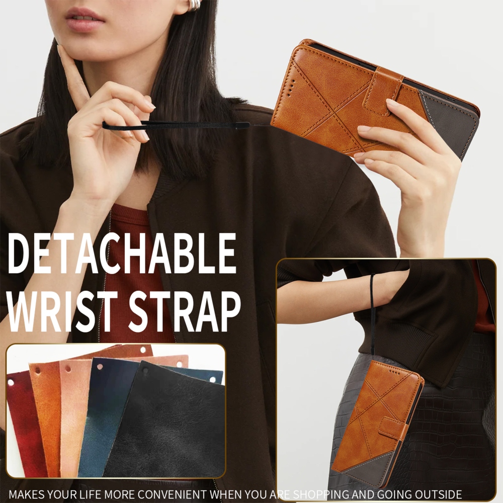 Lines knížkové pouzdro na Xiaomi Redmi Note 15 Pro+ 5G - hnědé