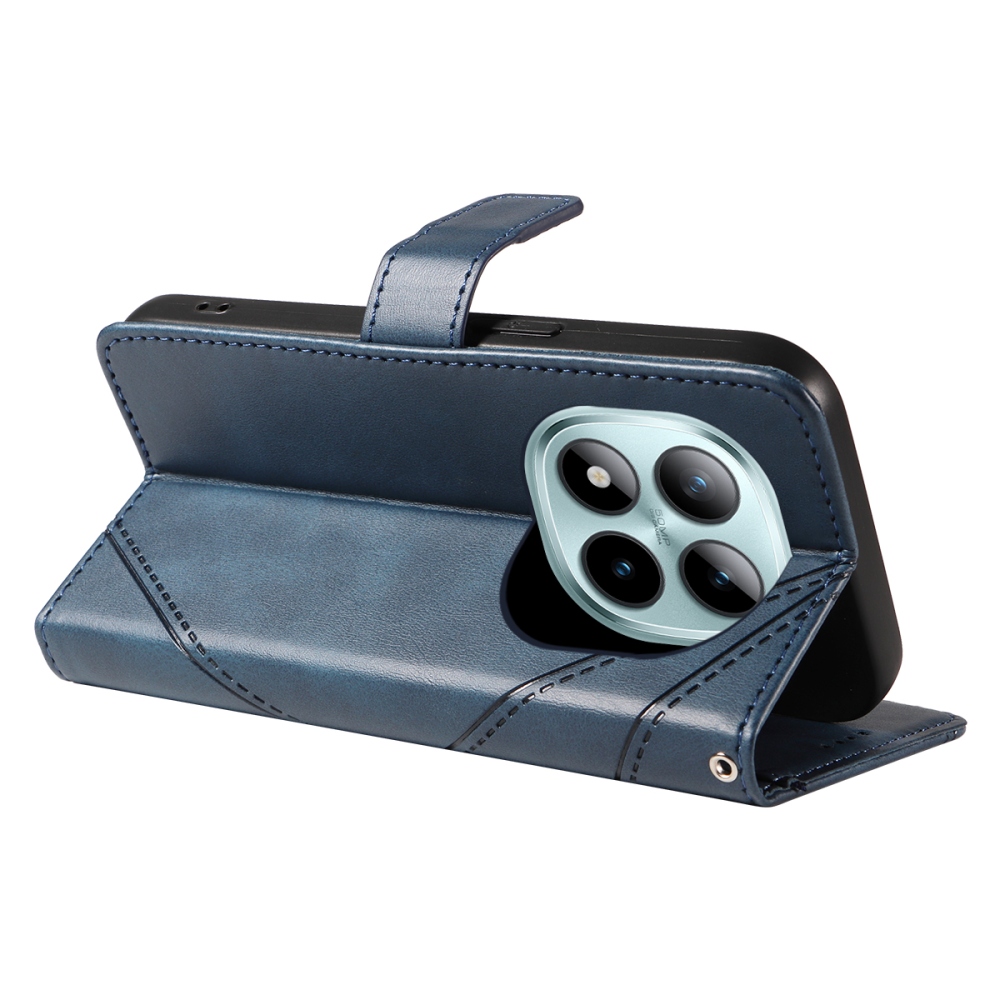 Lines knížkové pouzdro na Xiaomi Redmi Note 15 Pro+ 5G - modré