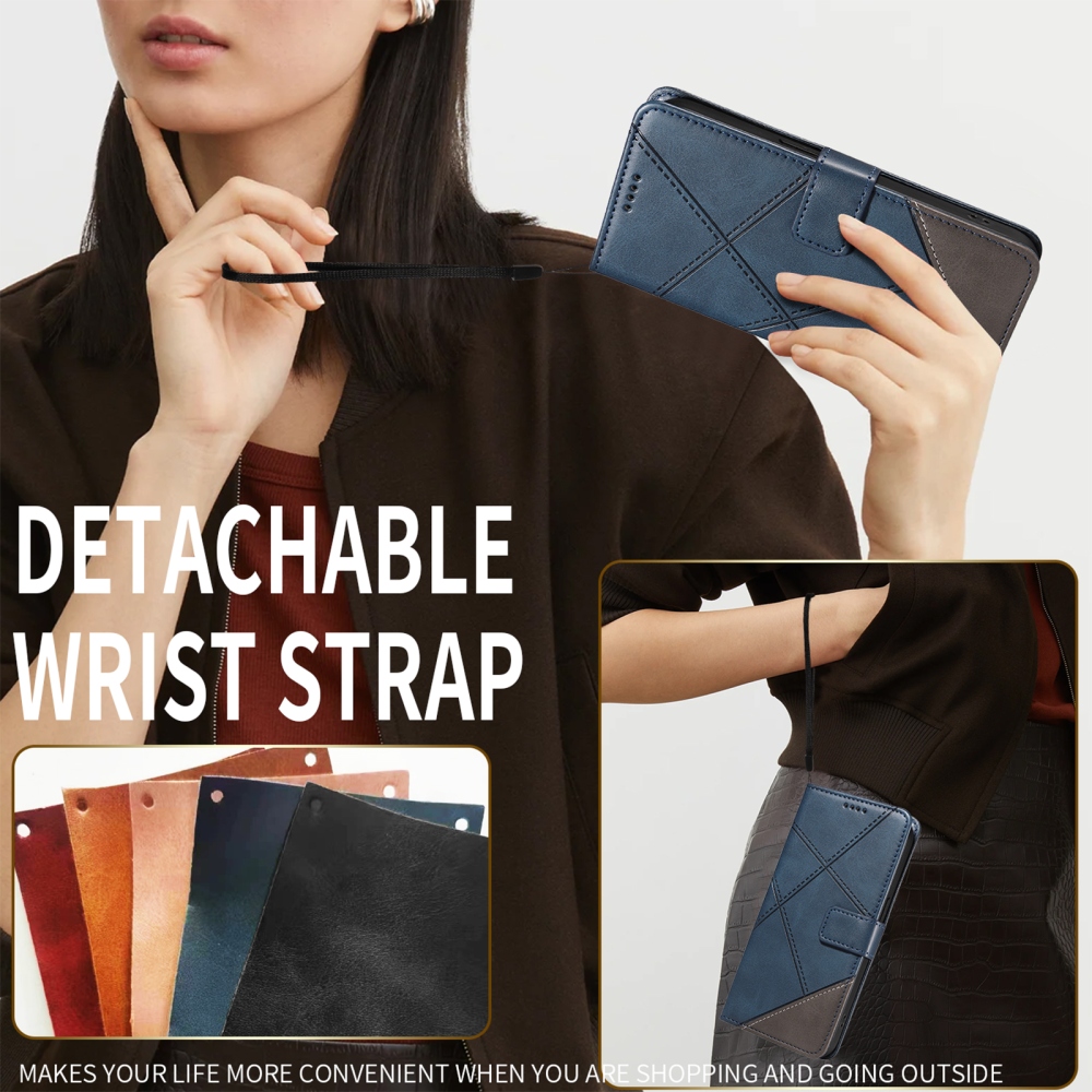 Lines knížkové pouzdro na Xiaomi Redmi Note 15 Pro+ 5G - modré