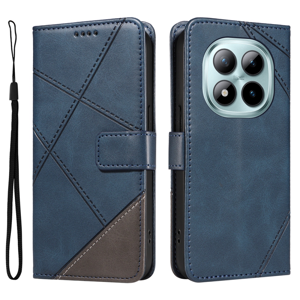 Lines knížkové pouzdro na Xiaomi Redmi Note 15 Pro+ 5G - modré