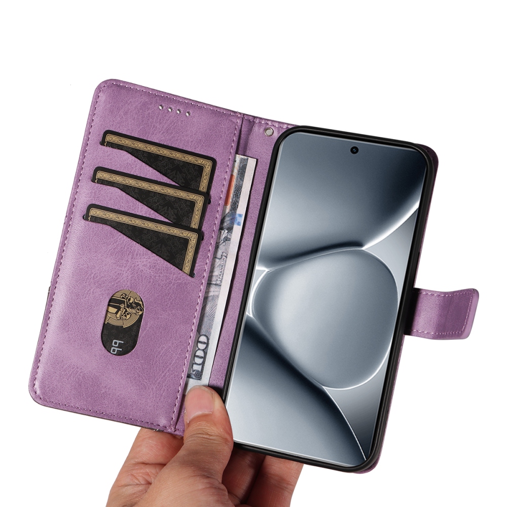 Lines knížkové pouzdro na Xiaomi Redmi Note 15 Pro+ 5G - světlefialové