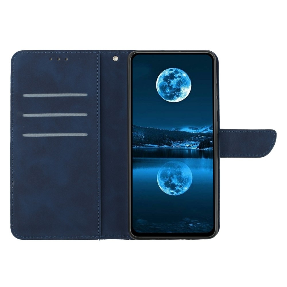 Linesy knížkové pouzdro na Infinix Hot 50 Pro+ - modré