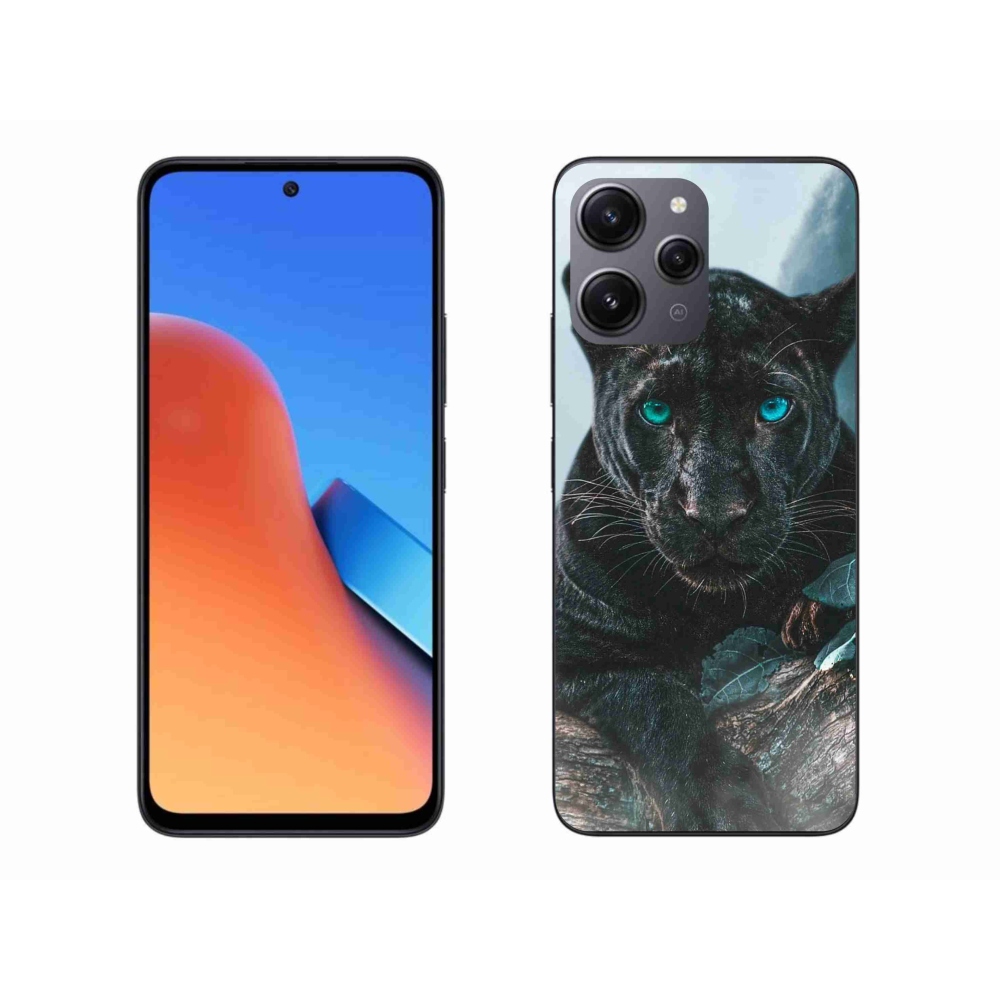 Gelový kryt mmCase na Xiaomi Redmi 12 - černý panter