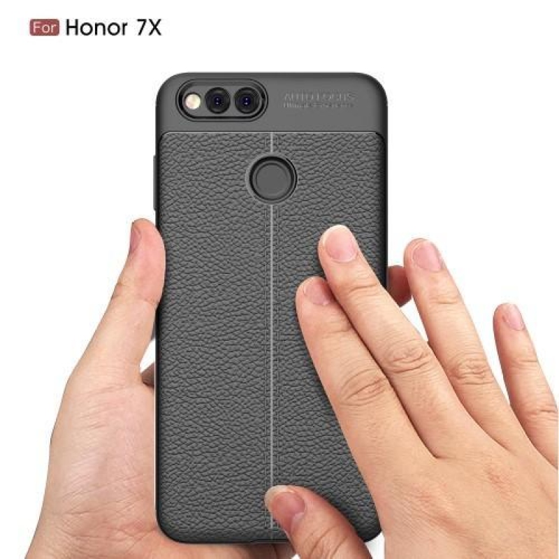 Litch odolný gelový obal na mobil Honor 7X - šedý