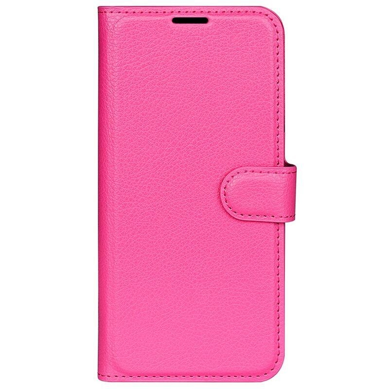 Litch PU kožené peněženkové pouzdro pro mobil Xiaomi 12 Pro - rose