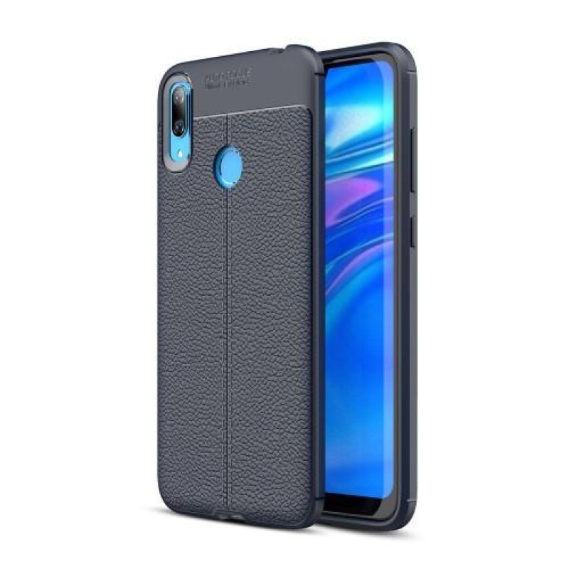 Litchi gelový obal na mobil Huawei Y7 (2019) - černý