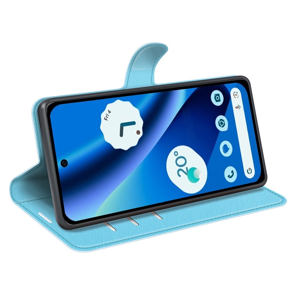 Litchi knížkové pouzdro na Google Pixel 10a - modré