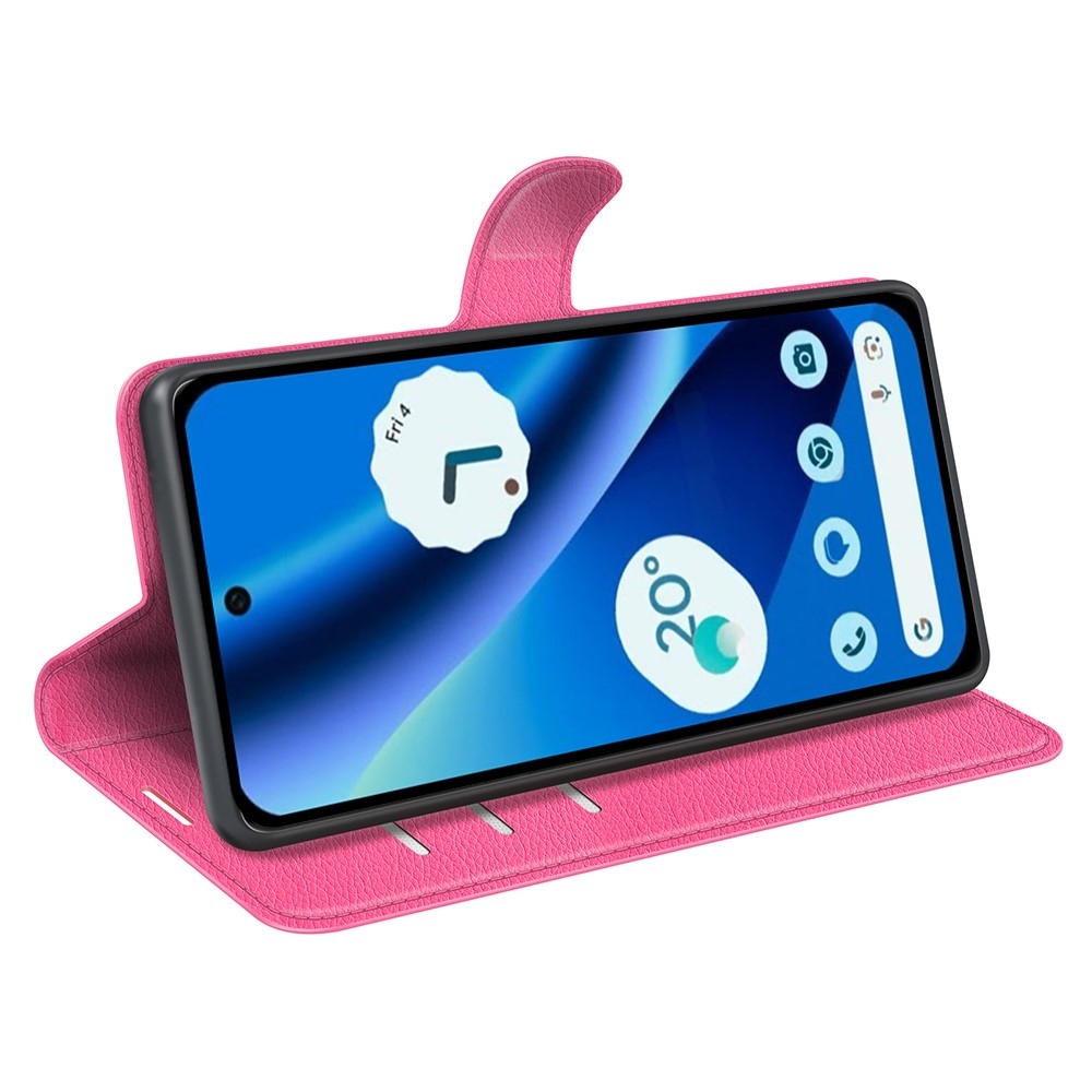 Litchi knížkové pouzdro na Google Pixel 10a - rose