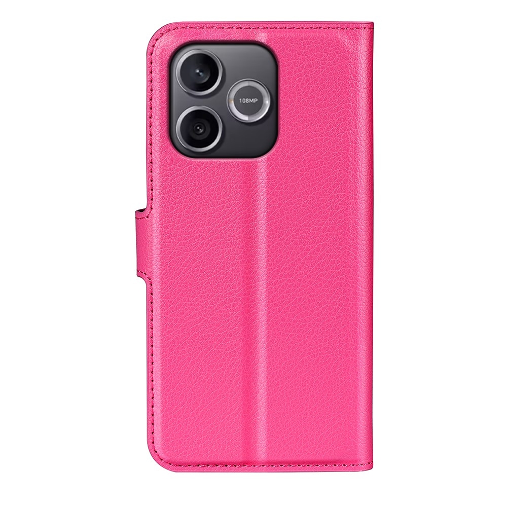 Litchi knížkové pouzdro na Honor 600 Lite 5G - rose