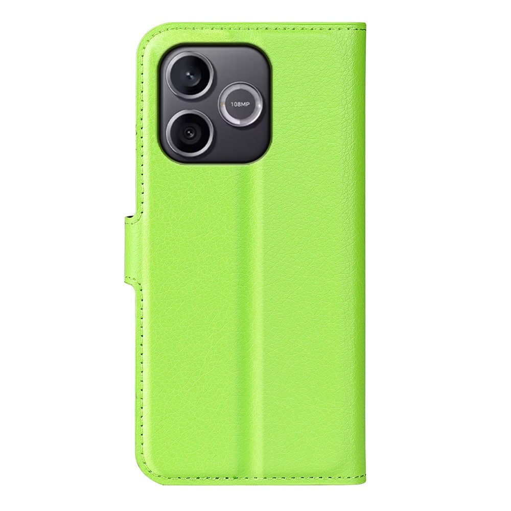 Litchi knížkové pouzdro na Honor 600 Lite 5G - zelené