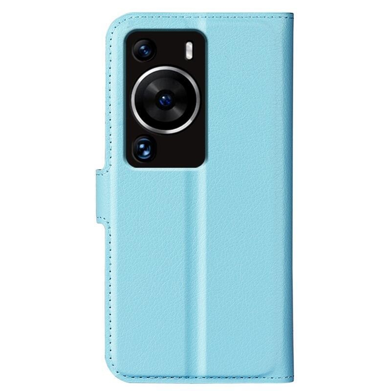 Litchi knížkové pouzdro na Huawei P60 Pro - modré