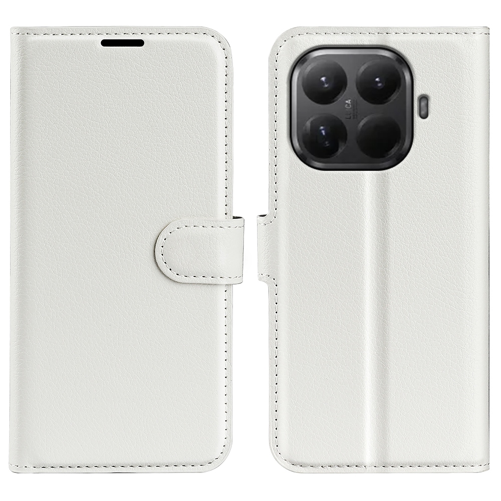 Litchi knížkové pouzdro na mobil Xiaomi 17T - bílé