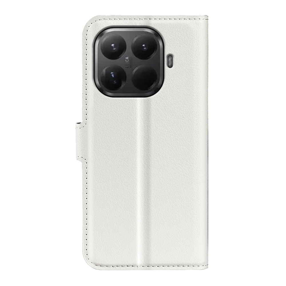 Litchi knížkové pouzdro na mobil Xiaomi 17T - bílé