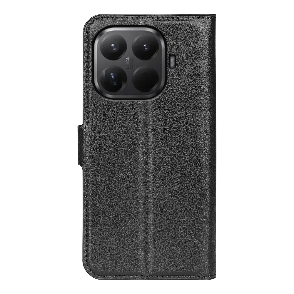 Litchi knížkové pouzdro na mobil Xiaomi 17T - černé