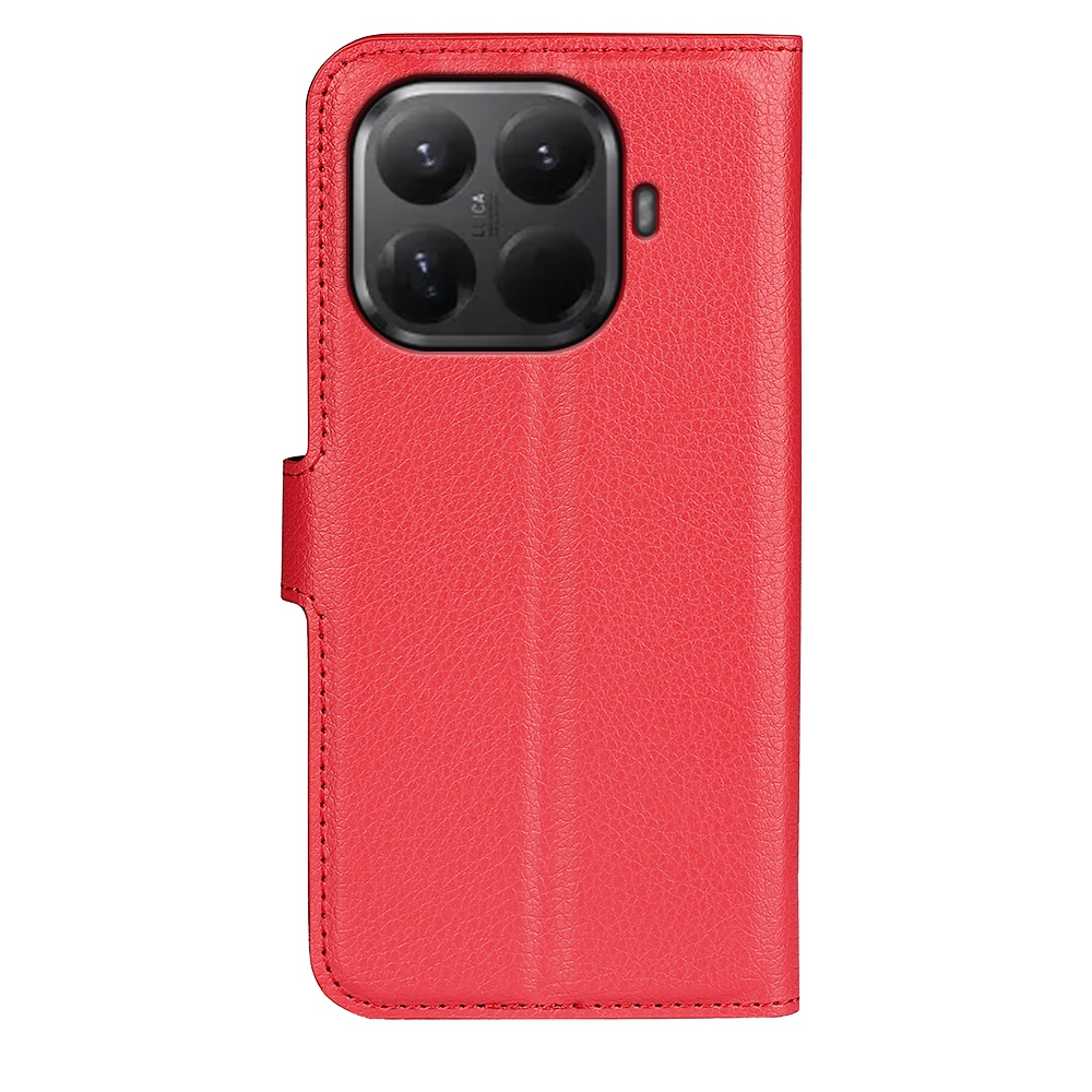 Litchi knížkové pouzdro na mobil Xiaomi 17T - červené