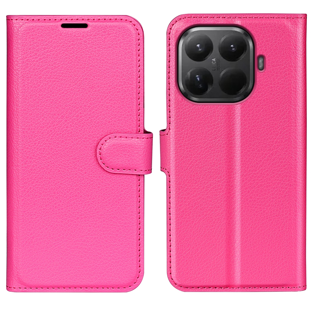 Litchi knížkové pouzdro na mobil Xiaomi 17T - rose
