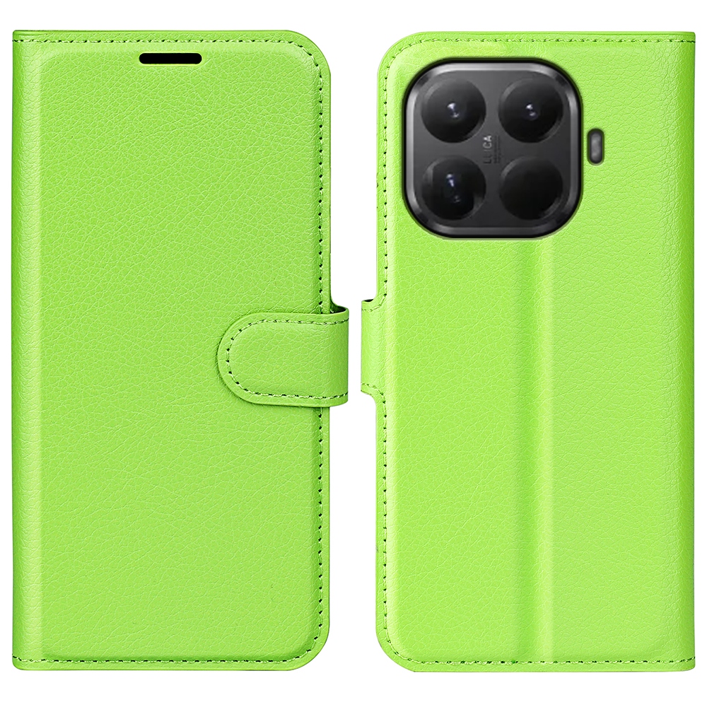 Litchi knížkové pouzdro na mobil Xiaomi 17T - zelené