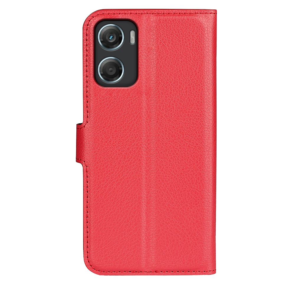 Litchi knížkové pouzdro na Motorola Moto G06 - červené