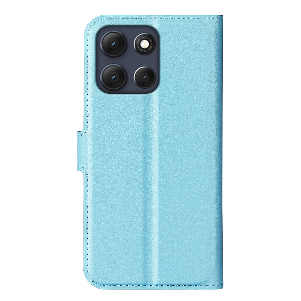Litchi knížkové pouzdro na Motorola Moto G86 5G - modré
