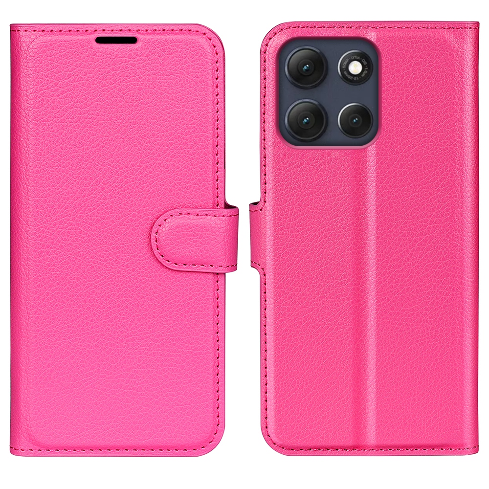 Litchi knížkové pouzdro na Motorola Moto G86 5G - rose