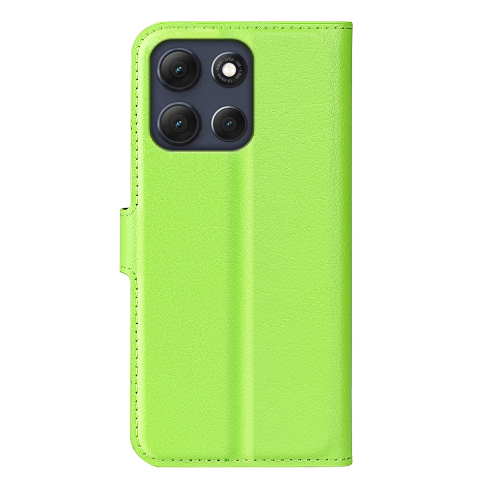 Litchi knížkové pouzdro na Motorola Moto G86 5G - zelené