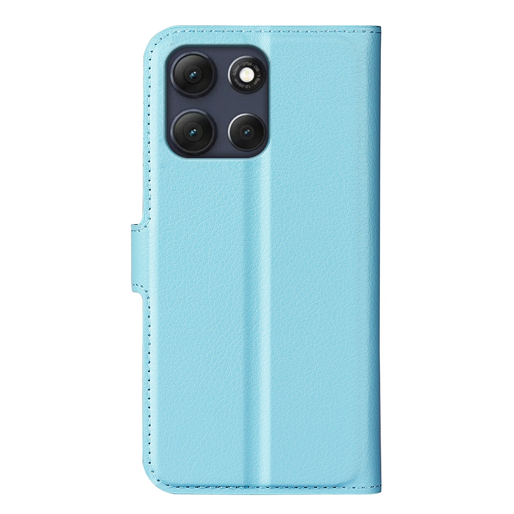 Litchi knížkové pouzdro na Motorola Moto G86 Power 5G - modré