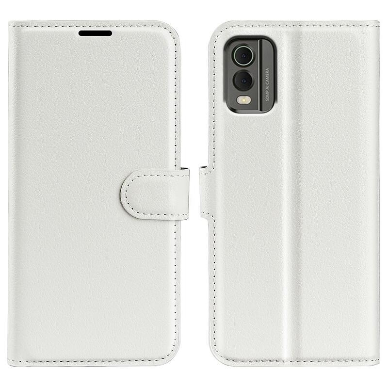 Litchi knížkové pouzdro na Nokia C32 - bílé