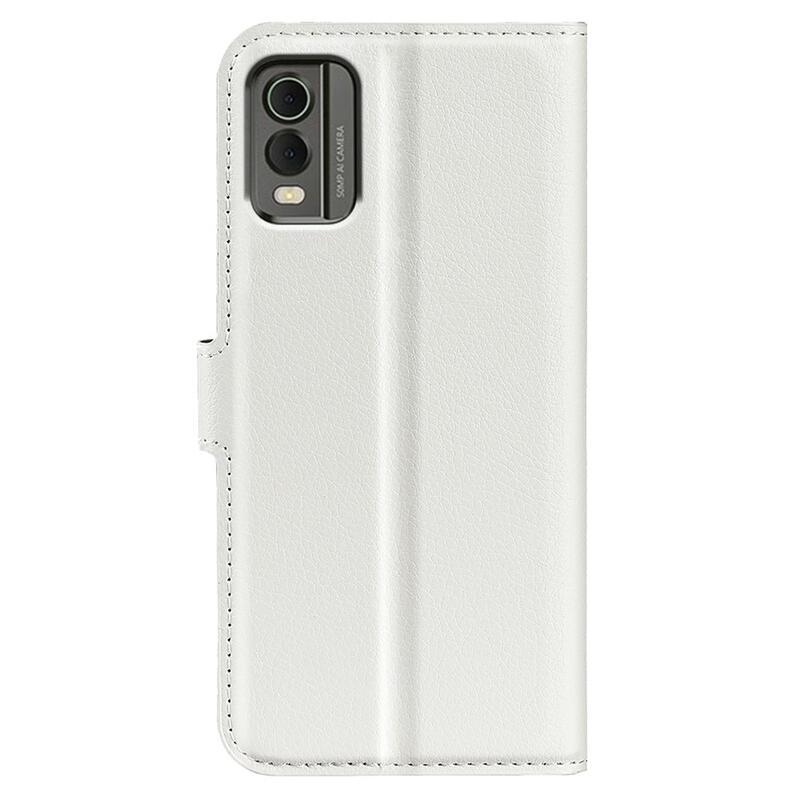 Litchi knížkové pouzdro na Nokia C32 - bílé