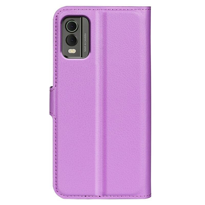 Litchi knížkové pouzdro na Nokia C32 - fialové