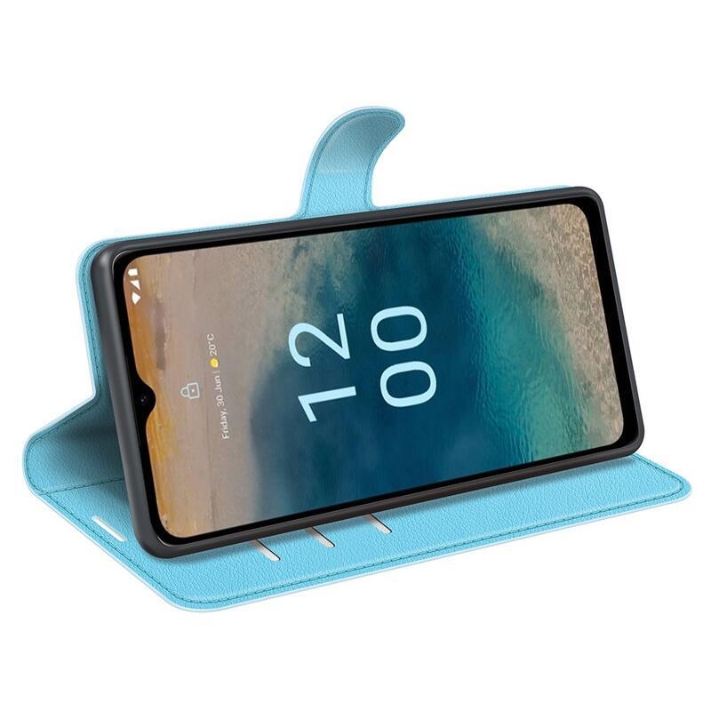 Litchi knížkové pouzdro na Nokia G22 - modré