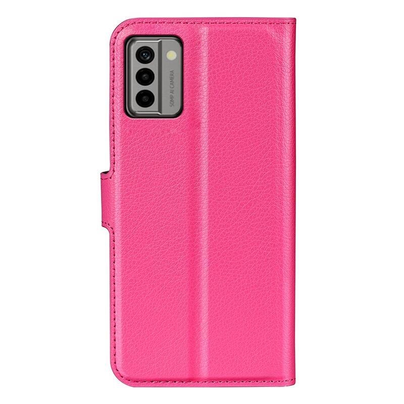 Litchi knížkové pouzdro na Nokia G22 - rose