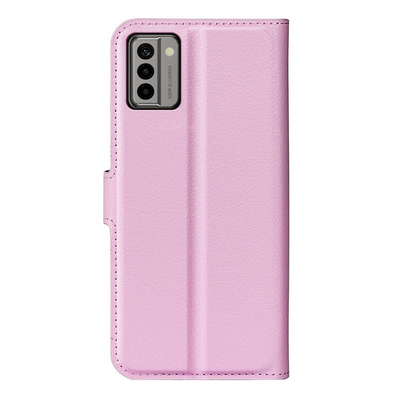 Litchi knížkové pouzdro na Nokia G22 - růžové