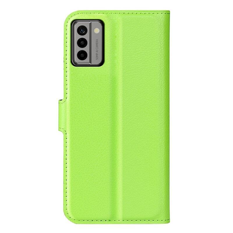 Litchi knížkové pouzdro na Nokia G22 - zelené