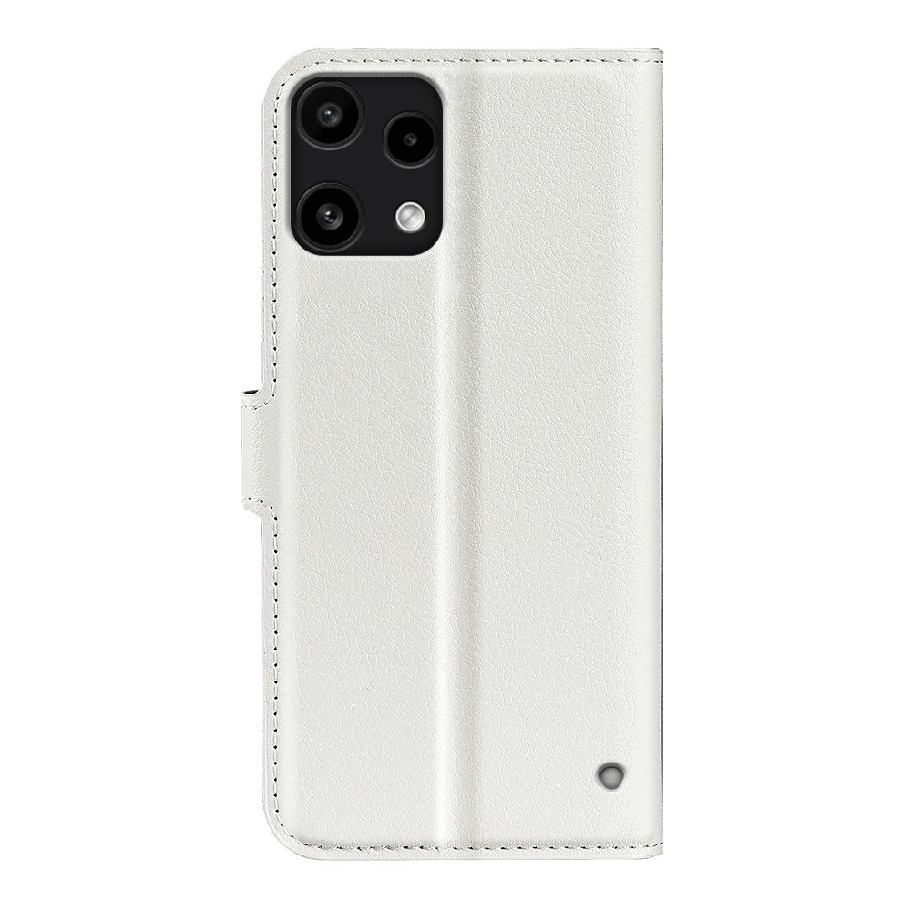 Litchi knížkové pouzdro na Nothing Phone (3a) Lite 5G - bílé