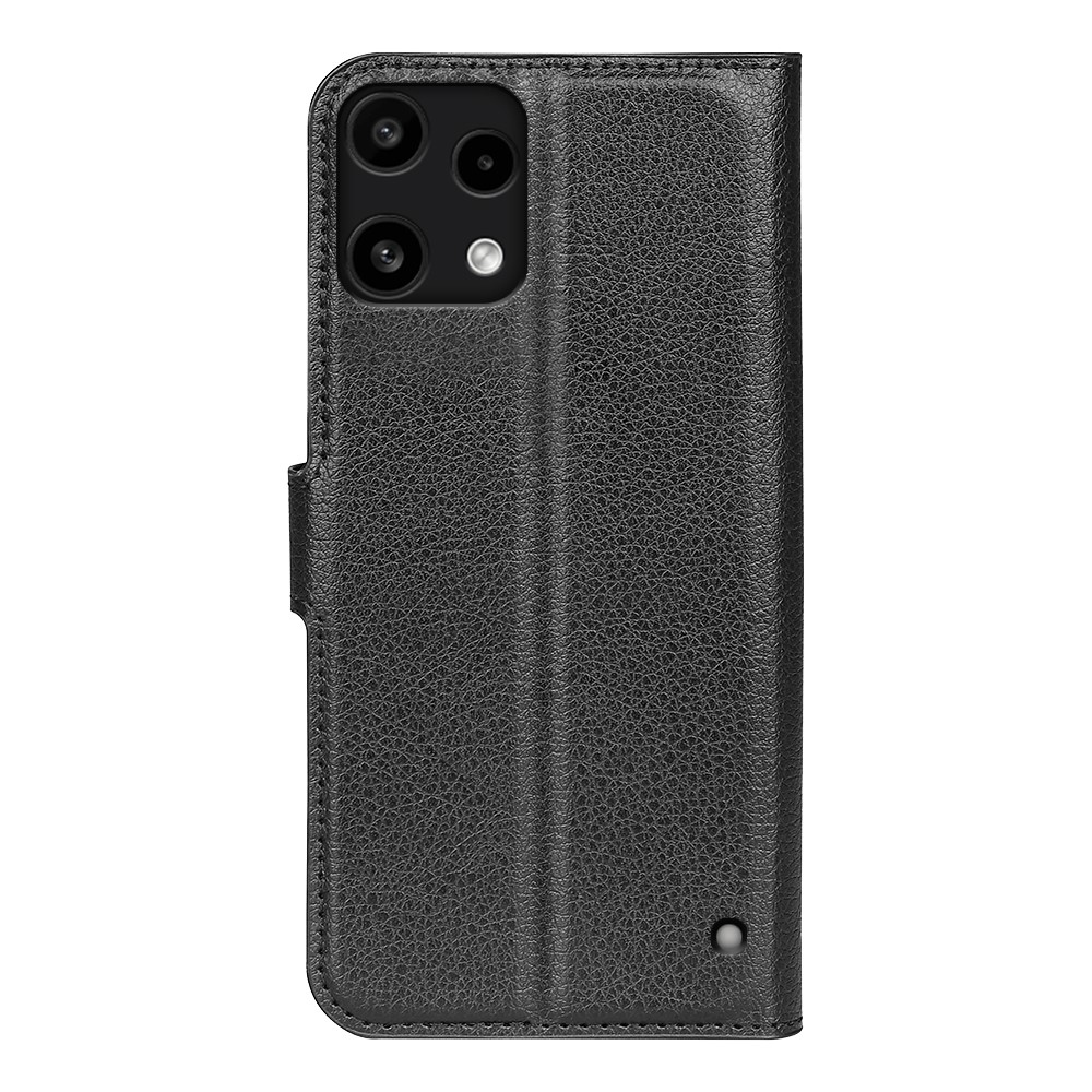 Litchi knížkové pouzdro na Nothing Phone (3a) Lite 5G - černé