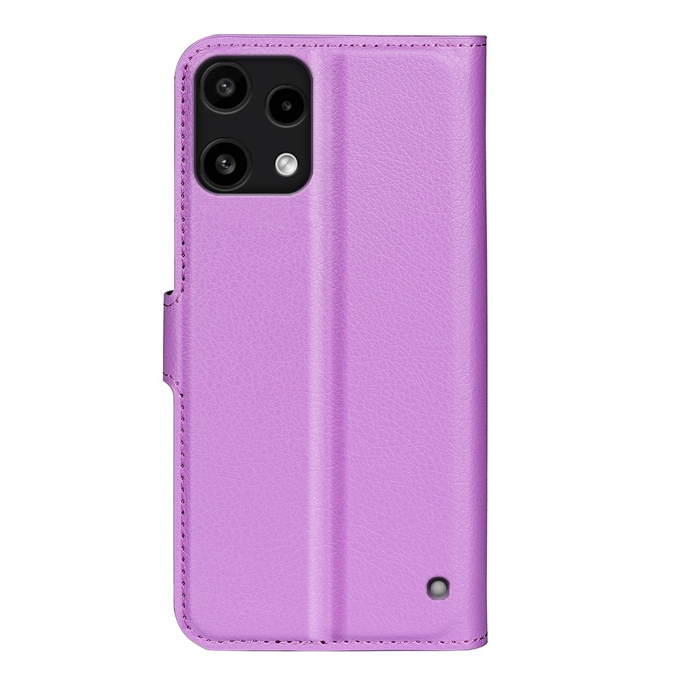 Litchi knížkové pouzdro na Nothing Phone (3a) Lite 5G - fialové