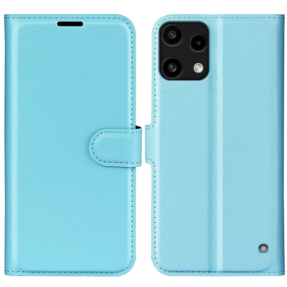 Litchi knížkové pouzdro na Nothing Phone (3a) Lite 5G - modré