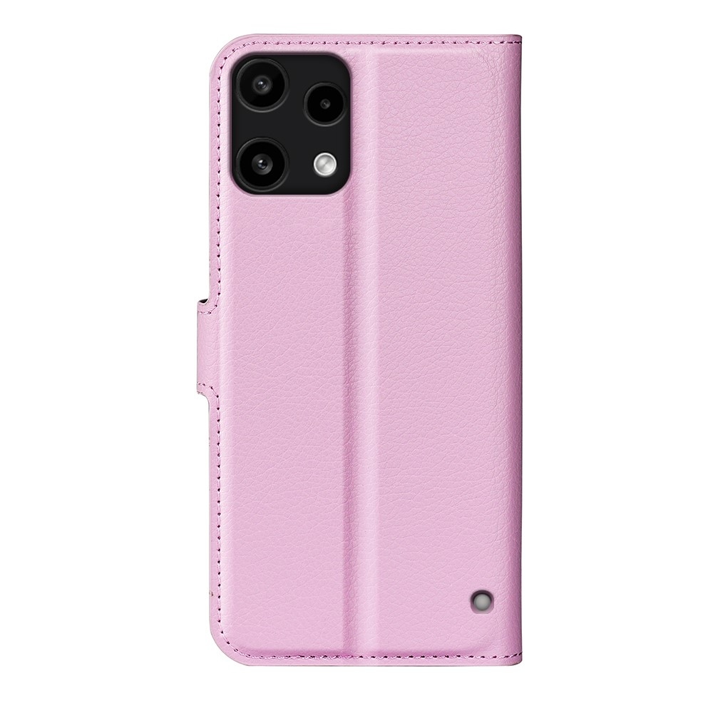 Litchi knížkové pouzdro na Nothing Phone (3a) Lite 5G - růžové
