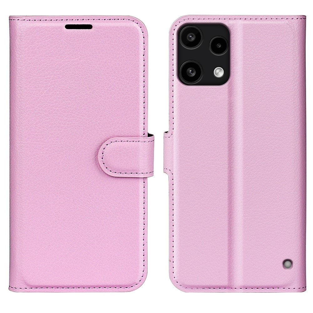Litchi knížkové pouzdro na Nothing Phone (3a) Lite 5G - růžové