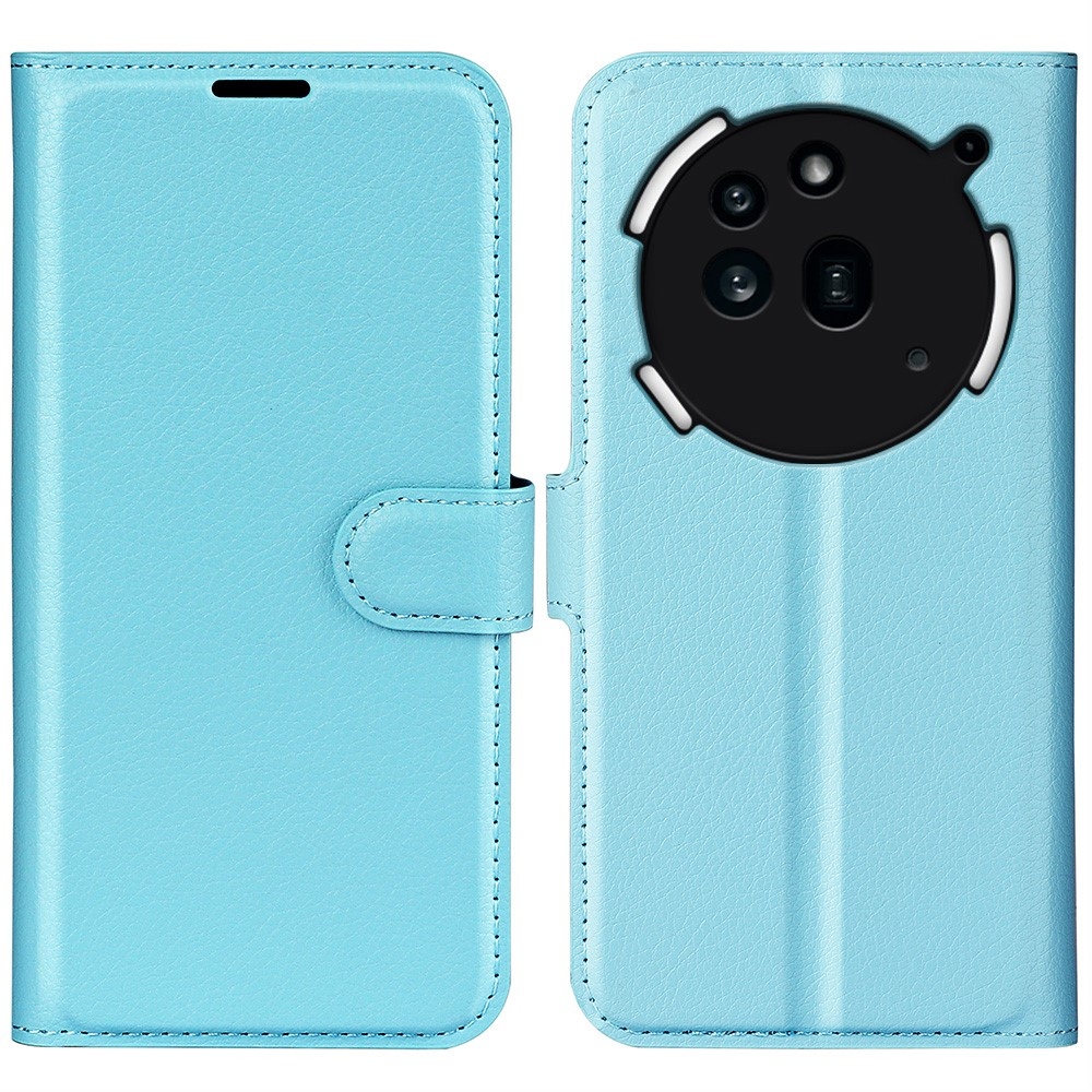 Litchi knížkové pouzdro na Nothing Phone (3a) Pro - modré