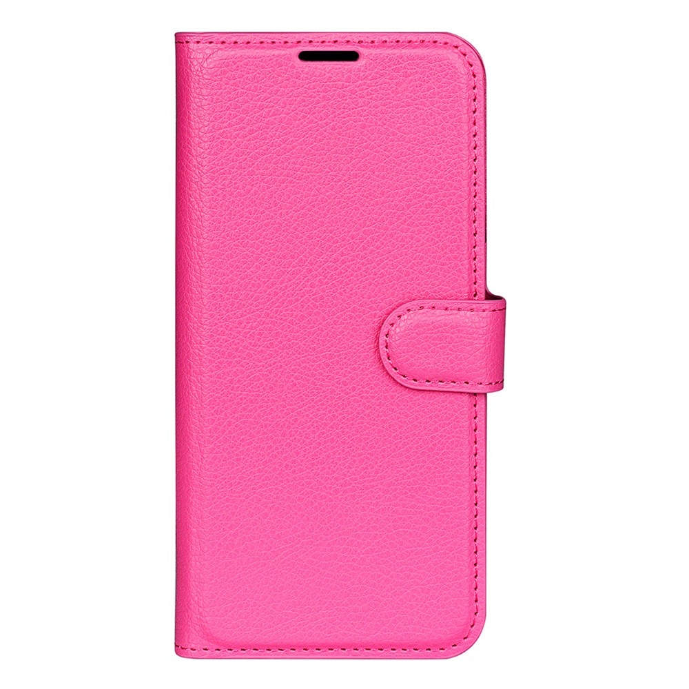 Litchi knížkové pouzdro na Nothing Phone (3a) Pro - rose