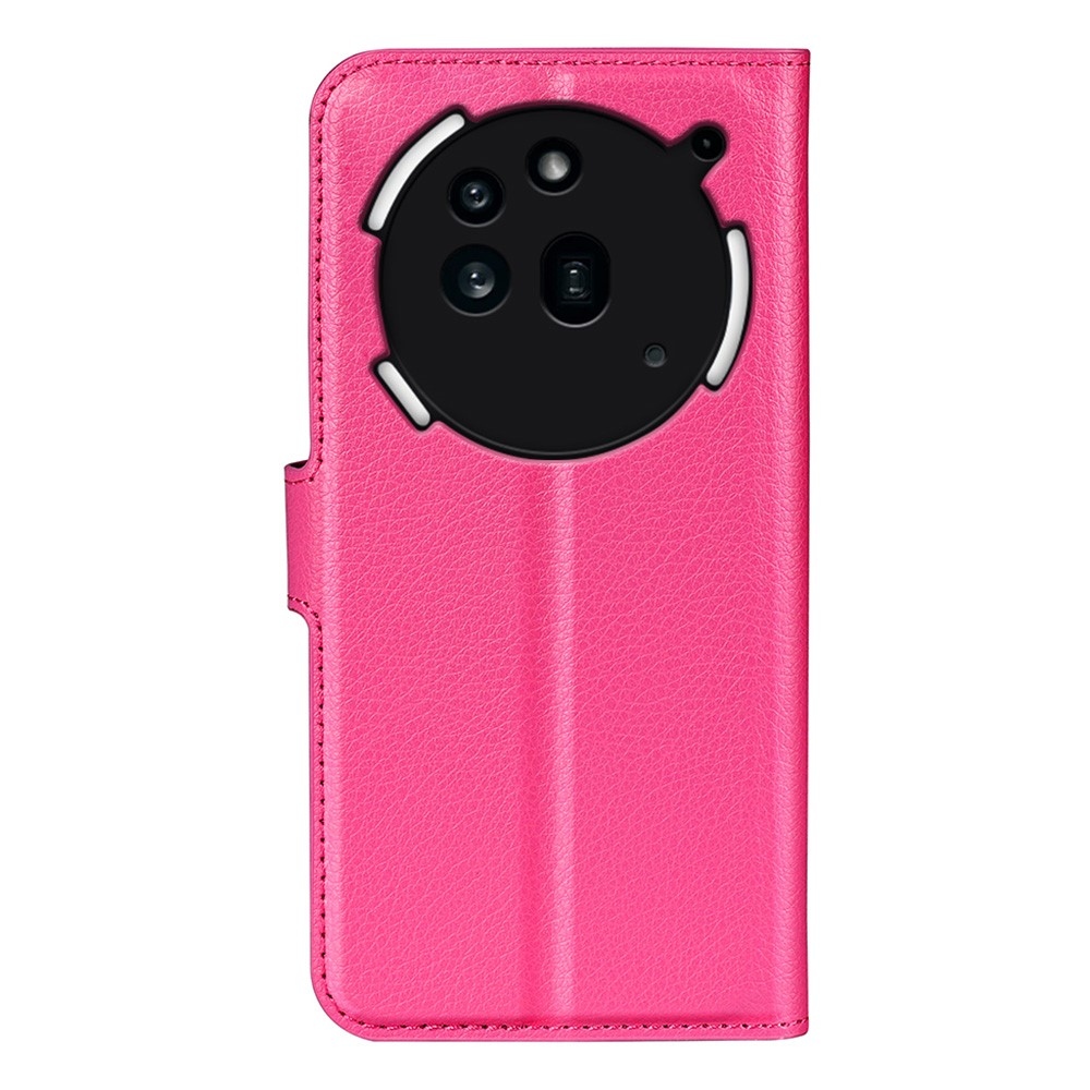 Litchi knížkové pouzdro na Nothing Phone (3a) Pro - rose